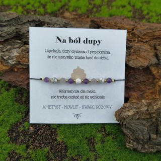 Bransoletka "Na ból dupy"