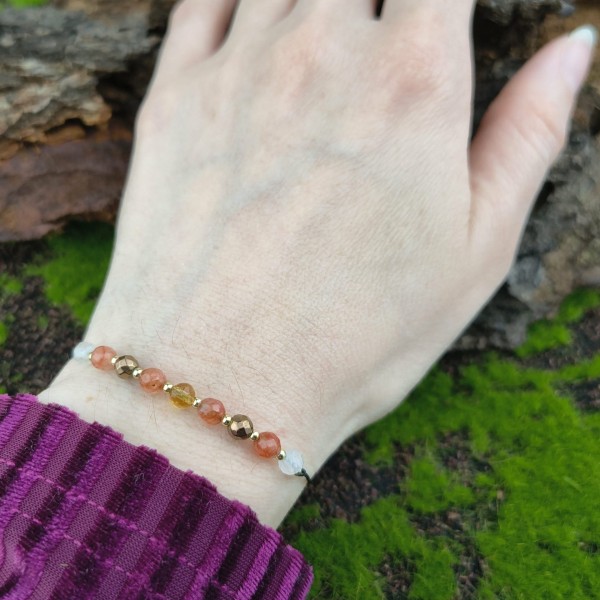 Bransoletka z kamieniami Bransoletka "Na brak energii" - hover