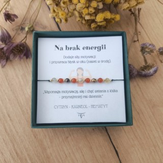 Bransoletka "Na brak energii"