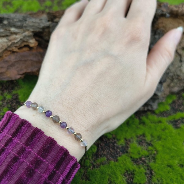 Bransoletka z kamieniami Bransoletka "Na brak chęci do życia" - hover