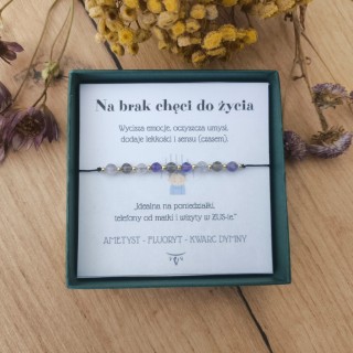 Bransoletka "Na brak chęci do życia"