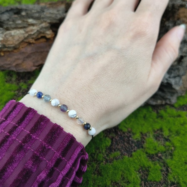 Bransoletka z kamieniami Bransoletka "Nie spinaj się" - hover