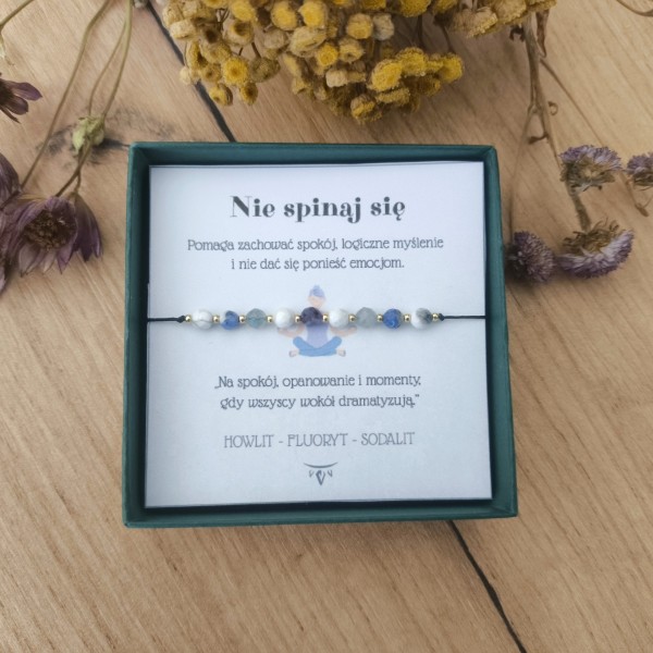 Bransoletka "Nie spinaj się"