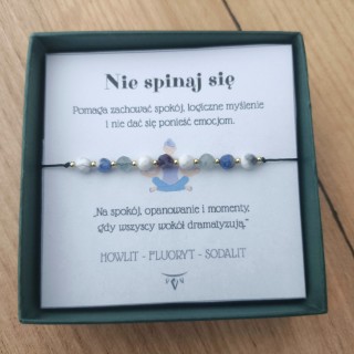 Bransoletka "Nie spinaj się"