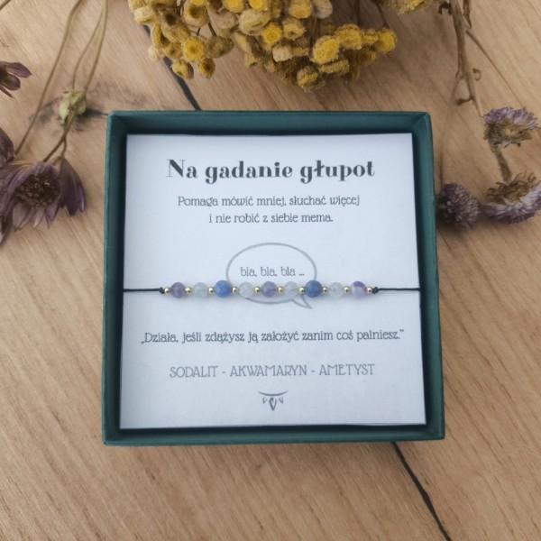 Bransoletka "Na gadanie głupot"