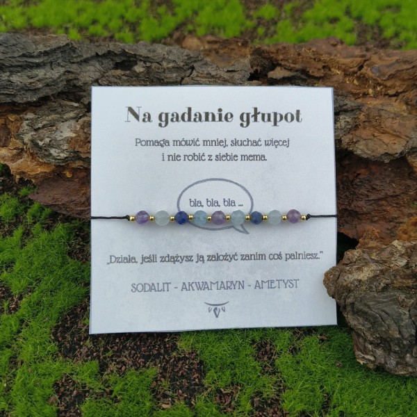 Bransoletka "Na gadanie głupot"