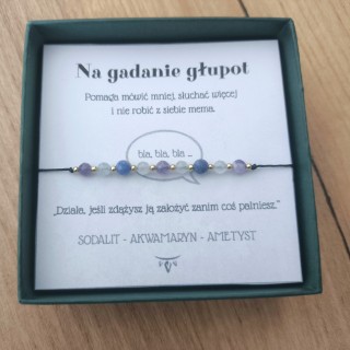 Bransoletka "Na gadanie głupot"