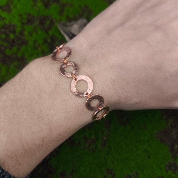 Bransoleta miedziana Bransoleta miedziana koła Erytih - hover