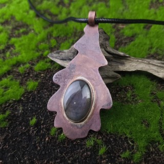 Naszyjnik z labradorytem Leogh