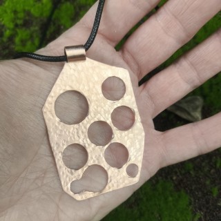 Naszyjnik miedziany Geopil