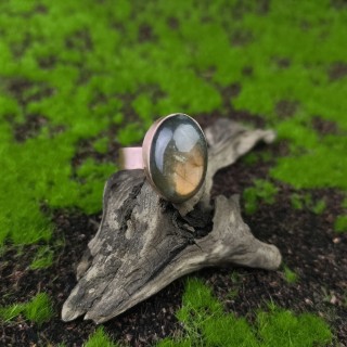 Pierścionek z labradorytem  Ulekith
