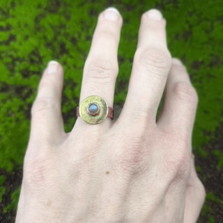 Pierścionek z labradorytem  Halisets