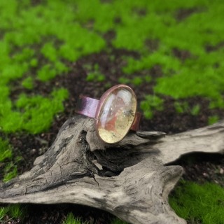 Pierścionek z cytrynem Kegaris