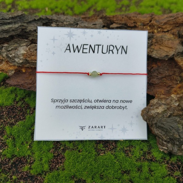 Bransoletka z kamieniami Bransoletka Awenturyn