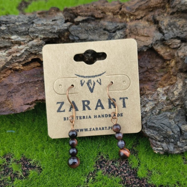 Kolczyki miedziane Kolczyki miedziane Bawole Oko