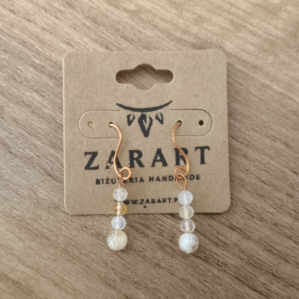 Kolczyki miedziane Kolczyki miedziane Cytryn - hover