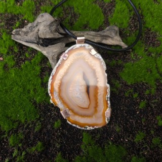 Naszyjnik z agatem Lokejis