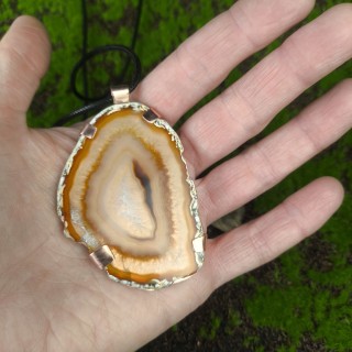 Naszyjnik z agatem Lokejis