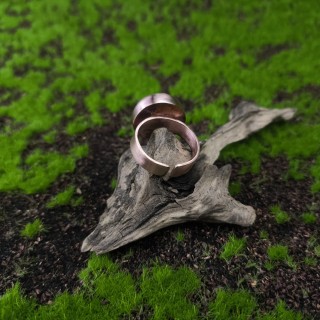 Pierścionek z kwarcem różowym Hikolis