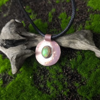 Naszyjnik z opalem etiopskim Efioris