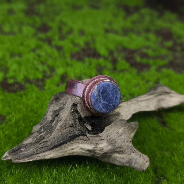 Pierścionek z sodalitem Salithis