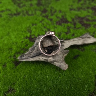 Pierścionek z granatem Geosir