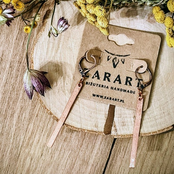 Kolczyki prostokąty Kahare