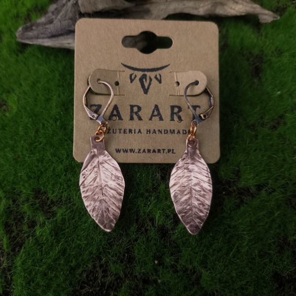 Kolczyki liście Floris