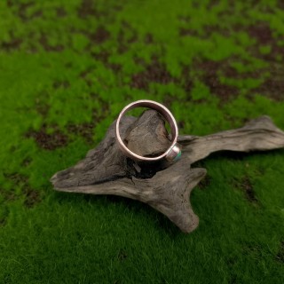 Pierścionek z opalem etiopskim Harmonis