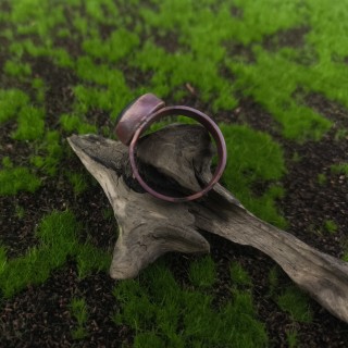 Pierścionek z labradorytem Poesit