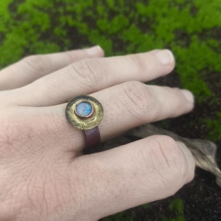 Pierścionek z opalem australijskim Keliatis