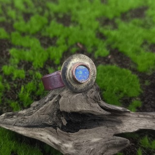 Pierścionek z opalem australijskim Keliatis