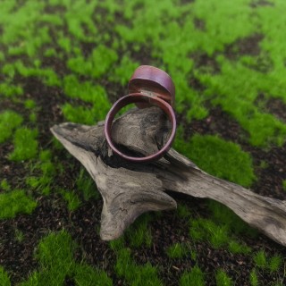 Pierścionek z malachit Nichalis