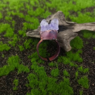 Pierścionek z ametystem Hersalo