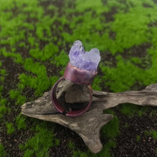 Pierścionek z ametystem Hersalo