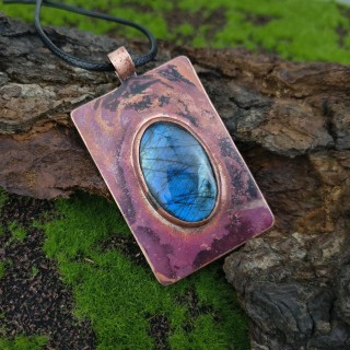 Naszyjnik z labradorytem Laberis