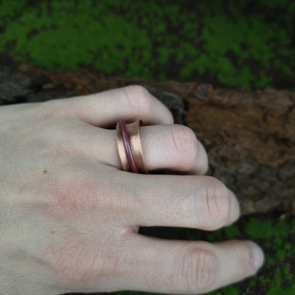 Pierścień miedziany Pierścień miedziany Jeahis - hover