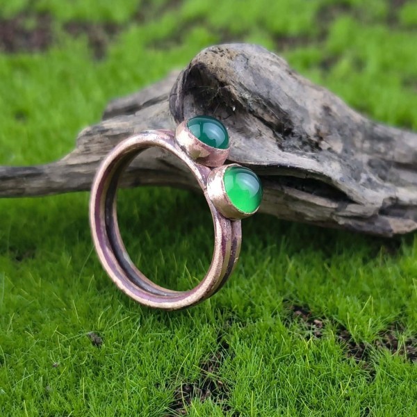 Pierścionek z onyksem Beapis