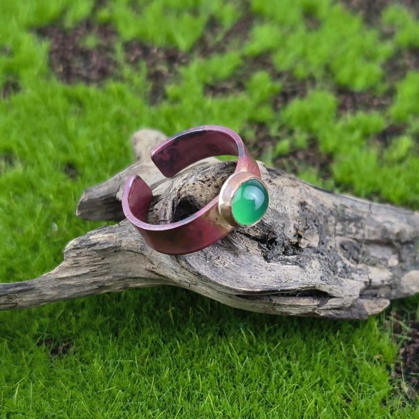 Pierścionek z onyksem Grilis