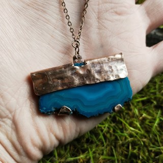 Naszyjnik z agatem Zyvannis